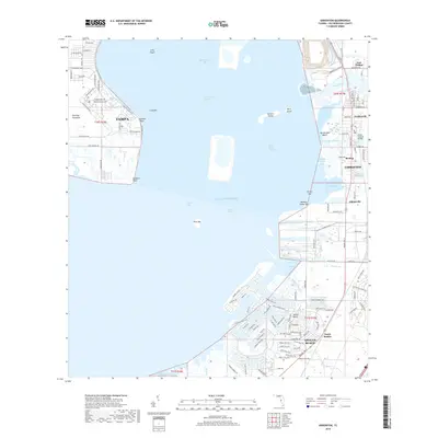 2018 Map of Gibsonton, 2018 Print
