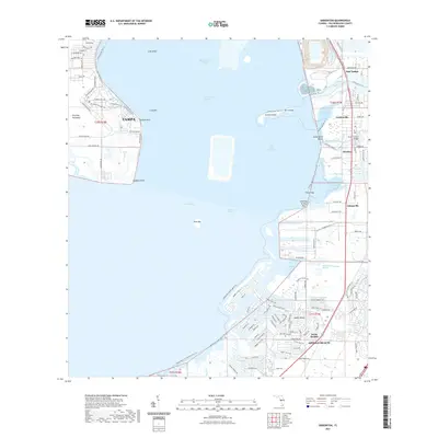 2021 Map of Gibsonton, 2021 Print