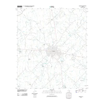 2010 Map of Giddings, 2010 Print