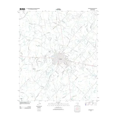 2013 Map of Giddings, 2013 Print
