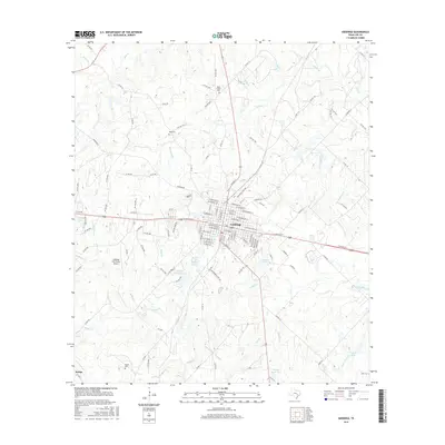2016 Map of Giddings, 2016 Print