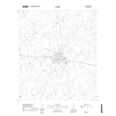 2019 Map of Giddings, 2019 Print