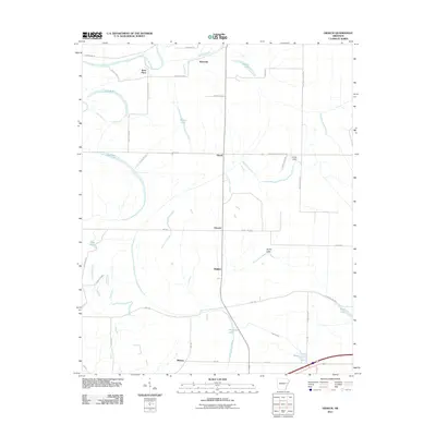 2011 Map of Gieseck, 2011 Print