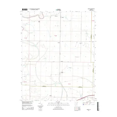 2014 Map of Gieseck, 2014 Print