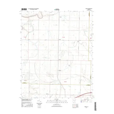 2017 Map of Gieseck, 2017 Print