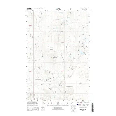 2014 Map of Gifford Peak, 2014 Print