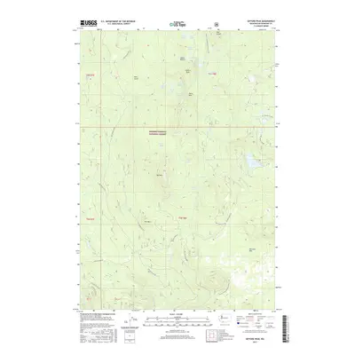 2017 Map of Gifford Peak, 2017 Print
