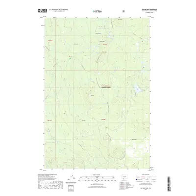 2020 Map of Gifford Peak, 2020 Print