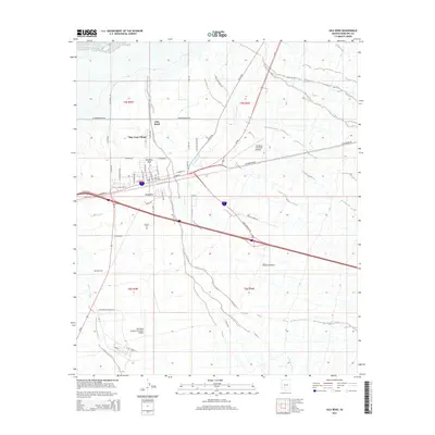 2014 Map of Gila Bend, 2014 Print