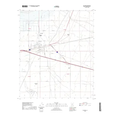 2018 Map of Gila Bend, 2018 Print