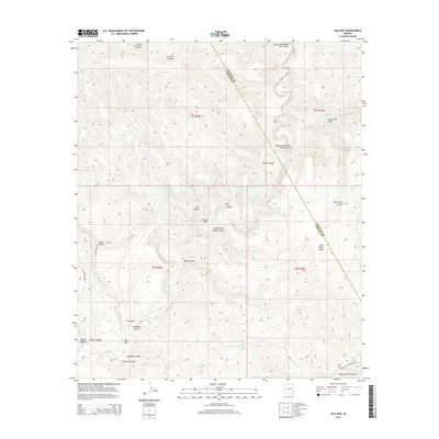 2014 Map of Gila Box, 2014 Print