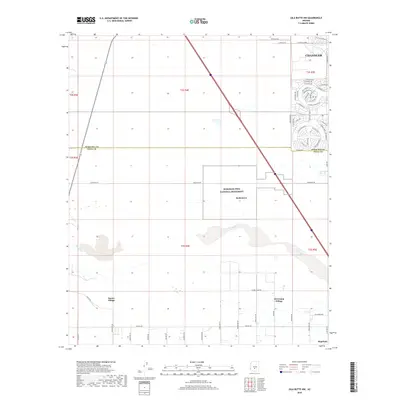 2018 Map of Gila Butte NW, 2018 Print
