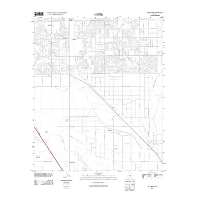 2011 Map of Gila Butte, 2011 Print