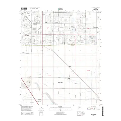 2014 Map of Gila Butte, 2014 Print