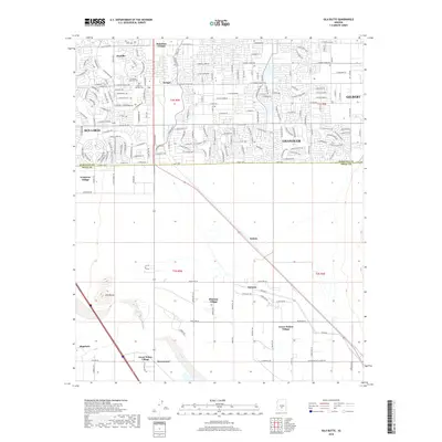 2018 Map of Gila Butte, 2018 Print