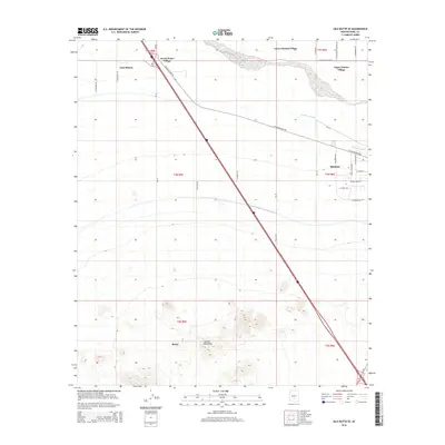 2014 Map of Gila Butte SE, 2014 Print