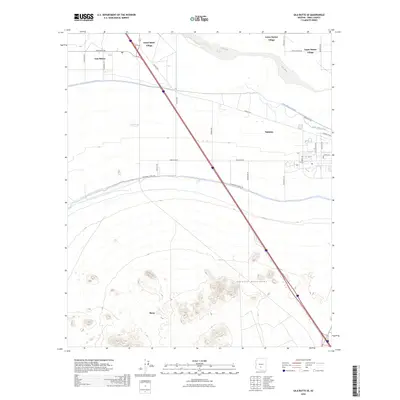 2026 Map of Gila Butte SE, 2026 Print