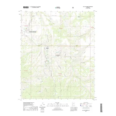 2020 Map of Gila Hot Springs, 2020 Print