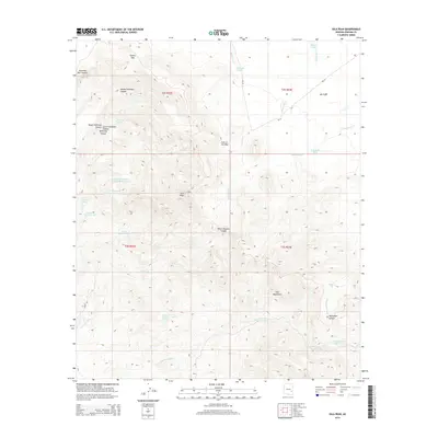 2014 Map of Gila Peak, 2014 Print