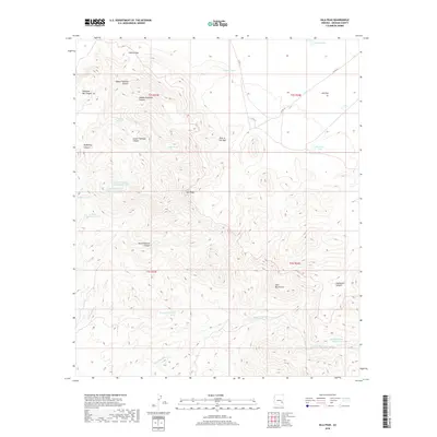 2018 Map of Gila Peak, 2018 Print