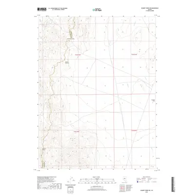 2018 Map of Gilbert Creek SW, 2018 Print