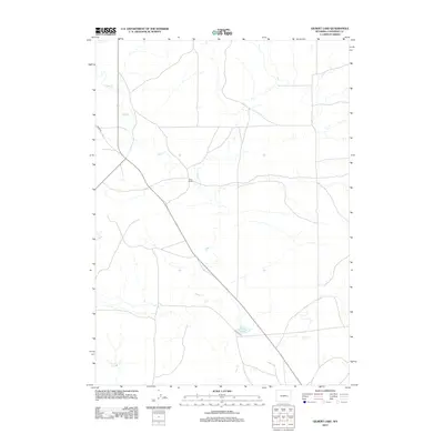 2012 Map of Gilbert Lake, 2012 Print