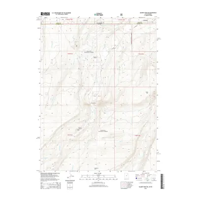 2014 Map of Gilbert Peak NE, 2014 Print