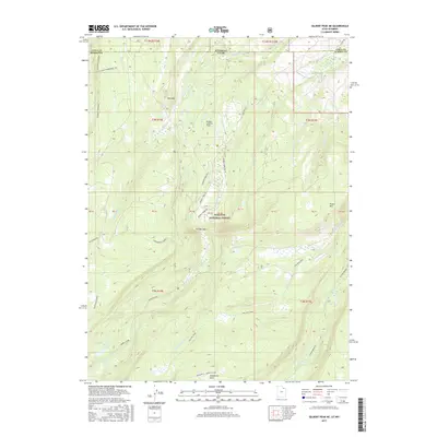 2017 Map of Gilbert Peak NE, 2017 Print