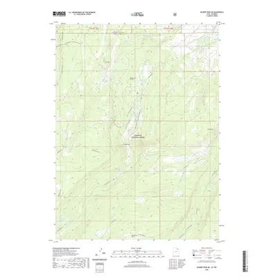 2020 Map of Gilbert Peak NE, 2020 Print