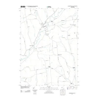 2013 Map of Gilbertsville, 2013 Print