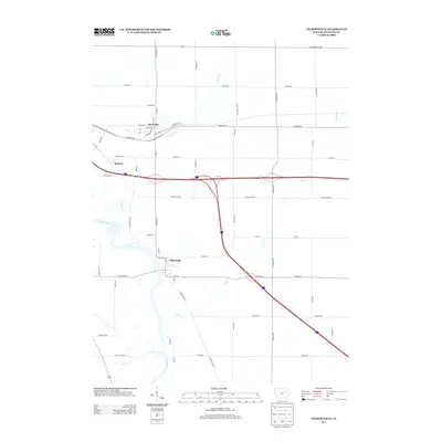2013 Map of Gilbertville, 2013 Print
