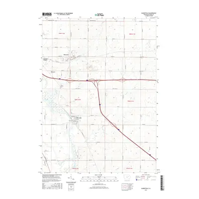 2015 Map of Gilbertville, 2015 Print