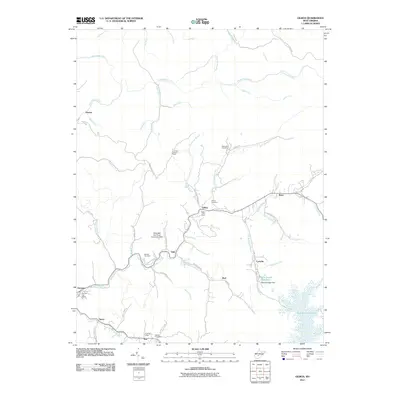 2011 Map of Gilboa, 2011 Print