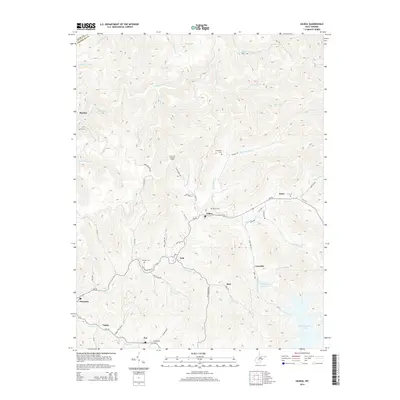 2014 Map of Gilboa, 2014 Print