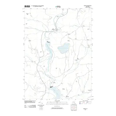 2010 Map of Gilboa, 2010 Print