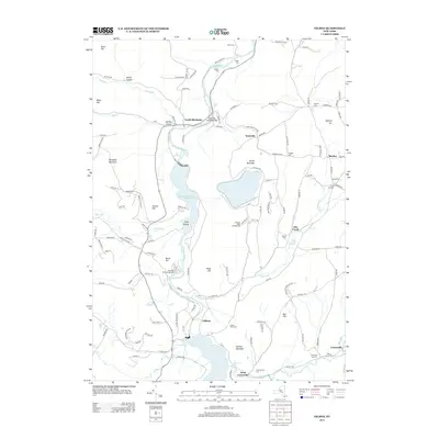 2013 Map of Gilboa, 2013 Print