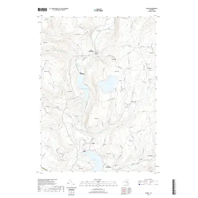 2019 Map of Gilboa, 2019 Print