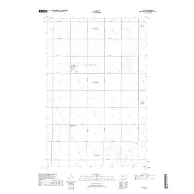 2017 Map of Gilby, 2017 Print