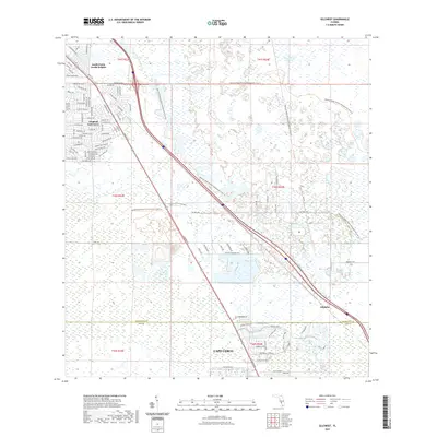 2021 Map of Gilchrist, 2021 Print