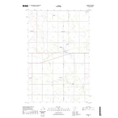 2020 Map of Gildford, 2020 Print