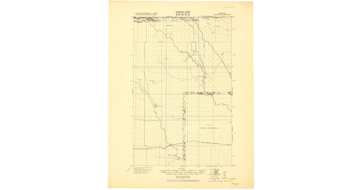 Old Maps of Saint Johns, MT for Academic Research | Pastmaps