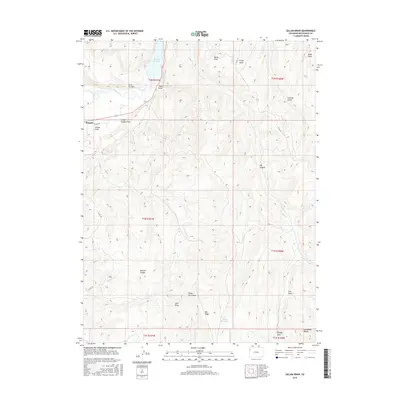 2016 Map of Gillam Draw, 2016 Print