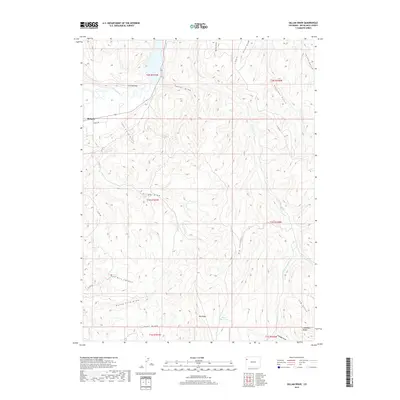 2019 Map of Gillam Draw, 2019 Print