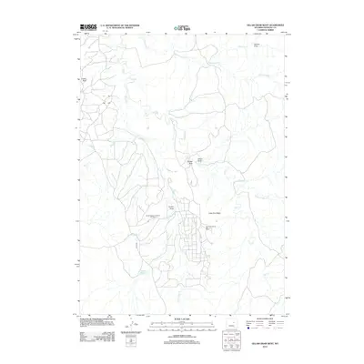 2012 Map of Gillam Draw West, 2012 Print