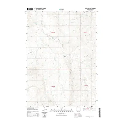 2015 Map of Gillam Draw West, 2015 Print