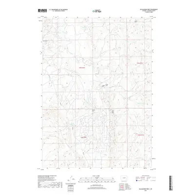 2017 Map of Gillam Draw West, 2017 Print