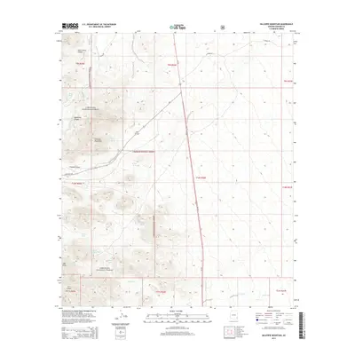 2014 Map of Gillespie Mountain, 2014 Print