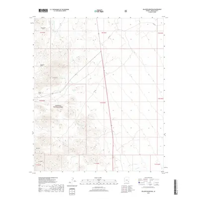 2018 Map of Gillespie Mountain, 2018 Print