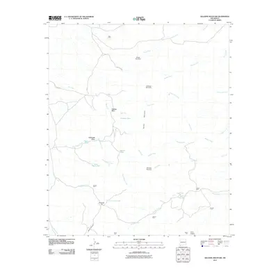 2010 Map of Gillespie Mountain, 2010 Print
