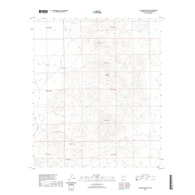 2020 Map of Gillespie Mountain, 2020 Print